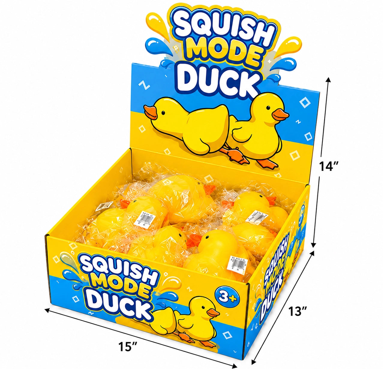 Squishy Mode Jumbo Duck Sensory Toys- Preorder - ETA Late Sept.
