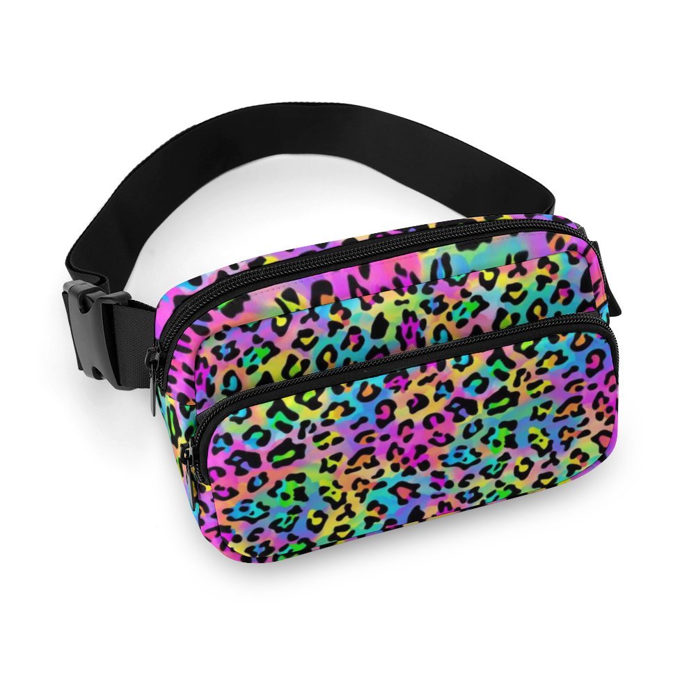Rainbow Leopard Fanny Pack- PREORDER