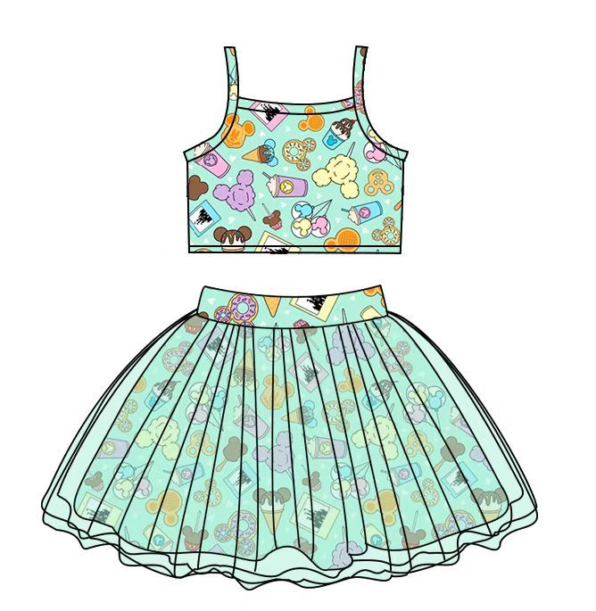 Park Snacks Tutu Outfit - Preorder - ETA is early May