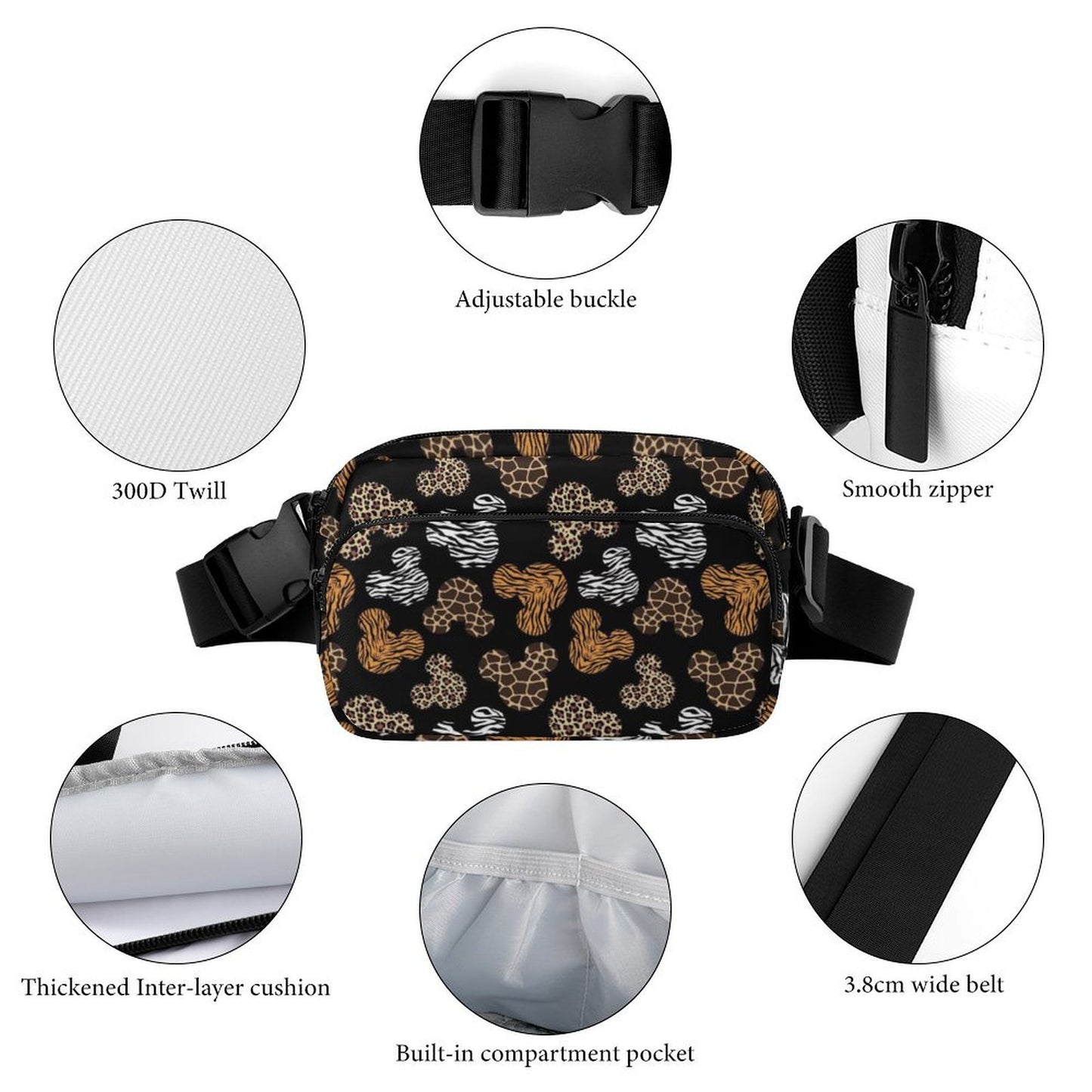 Safari Mouse Fanny Pack- PREORDER