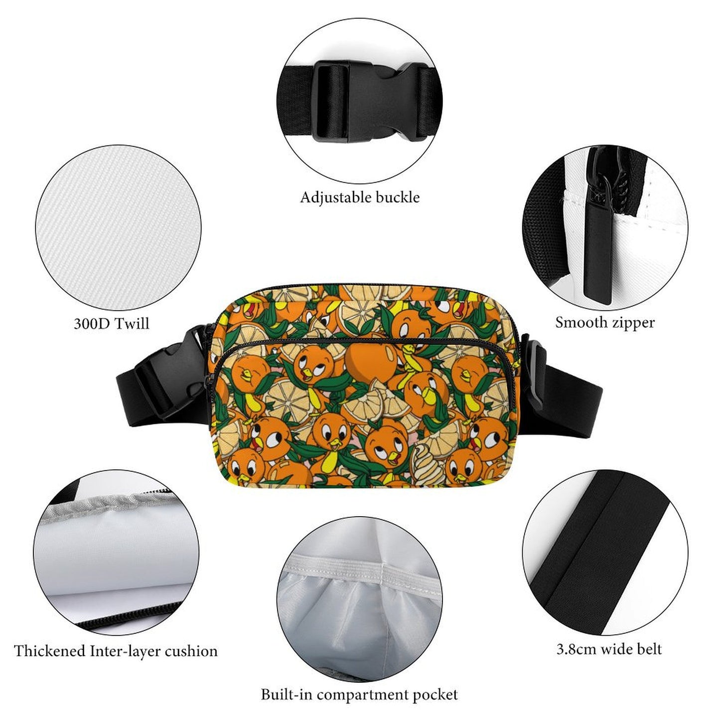 Orange Bird Fanny Pack- PREORDER