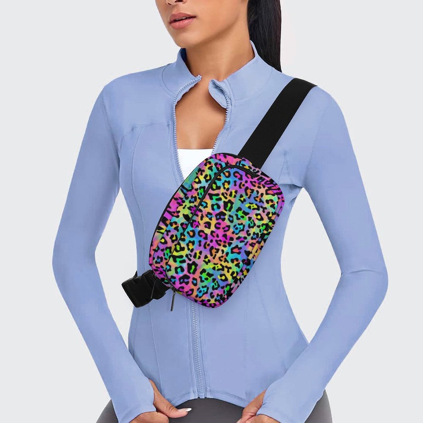 Rainbow Leopard Fanny Pack- PREORDER