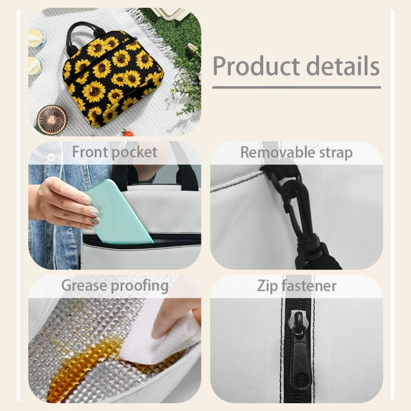 Sunflower Lunch Tote - Preorder - ETA Early Aug. 2024