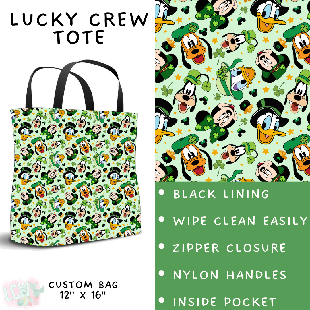 Batch #463 - Magical Characters Lucky - Closes 12/15 - ETA early Feb - Lucky Crew Tote