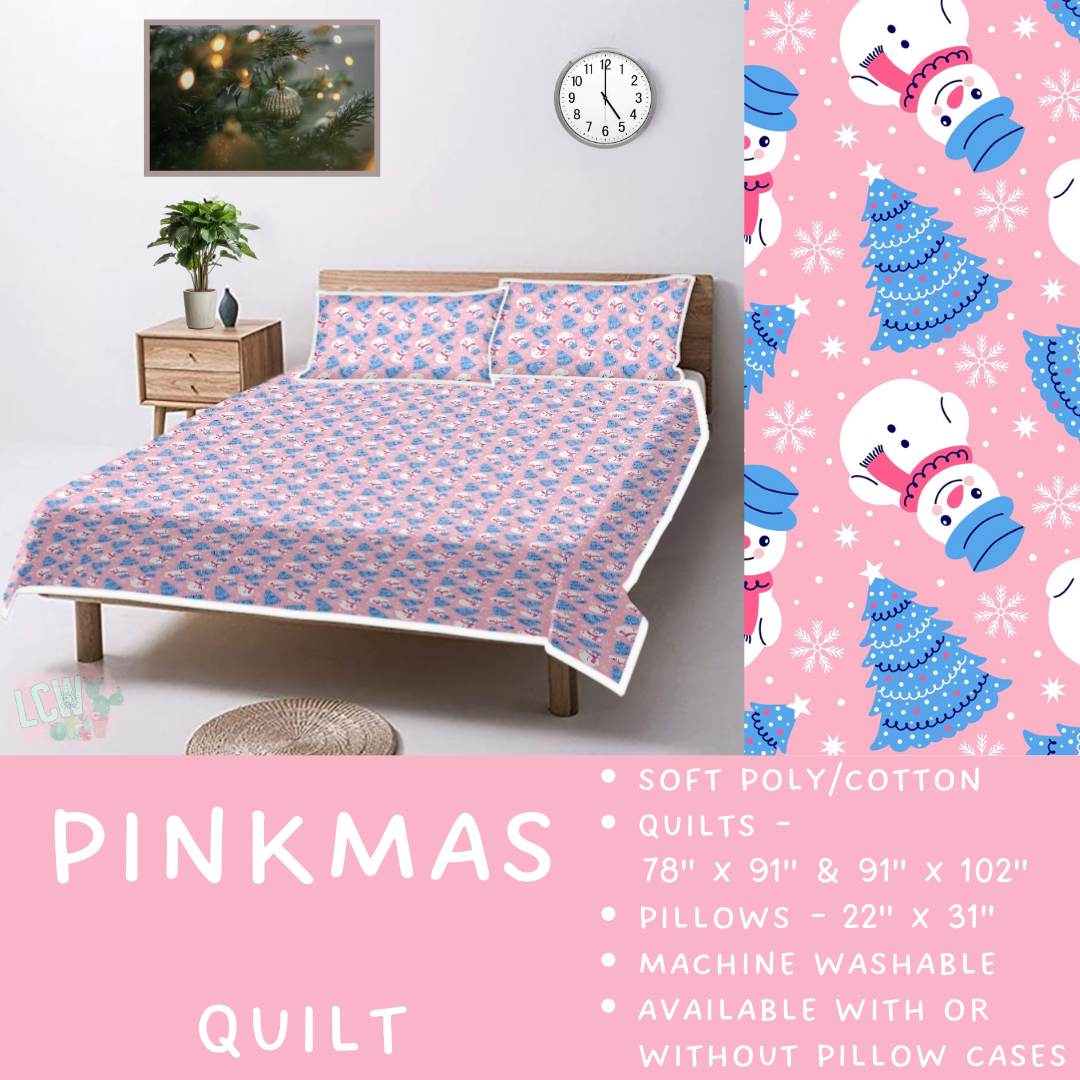 Batch #410 - Cozy Quilts - Closes 9/10 - ETA late October - Pinkmas Quilt