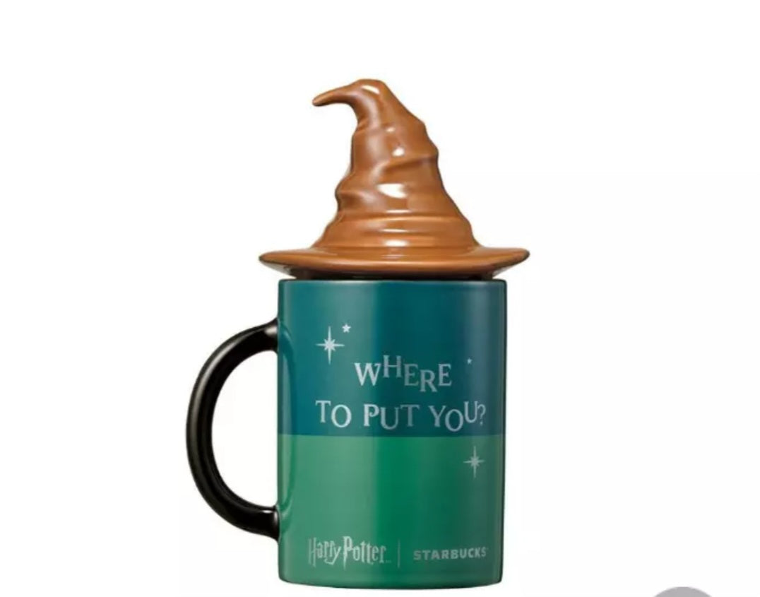 Starbucks korea 2025 New Year (c) Harry Potter Color Changing Mug and Sorting Hat