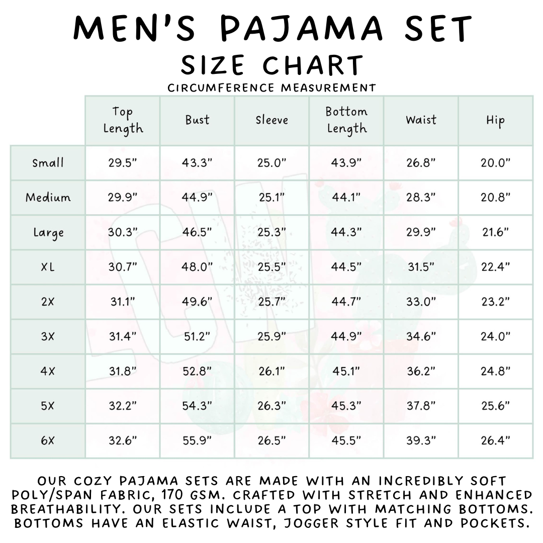 Batch #412 - Christmas Family Pajamas 2 - Closes 9/12 - ETA late October - Berry Xmas Men's Pajama Set