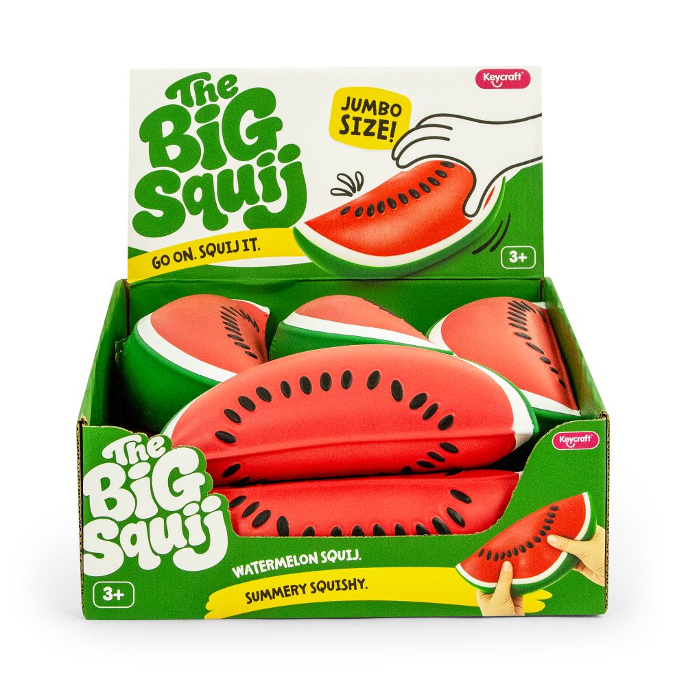 The Big Squij Watermelon Slow-Rise Squishy Toy- Preorder - ETA Late Nov. 2026