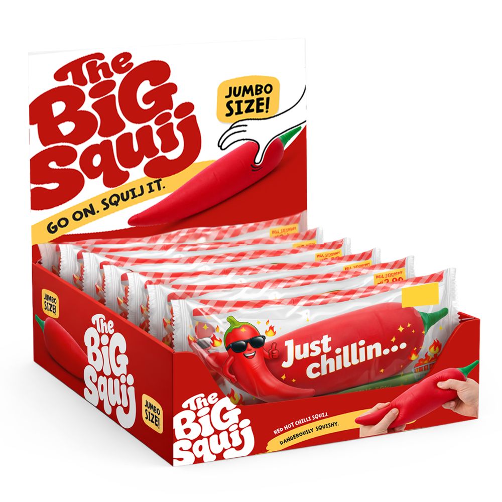 The Big Squij Chilli Slow-Rise Squishy Toy- Preorder - ETA Late Nov. 2026