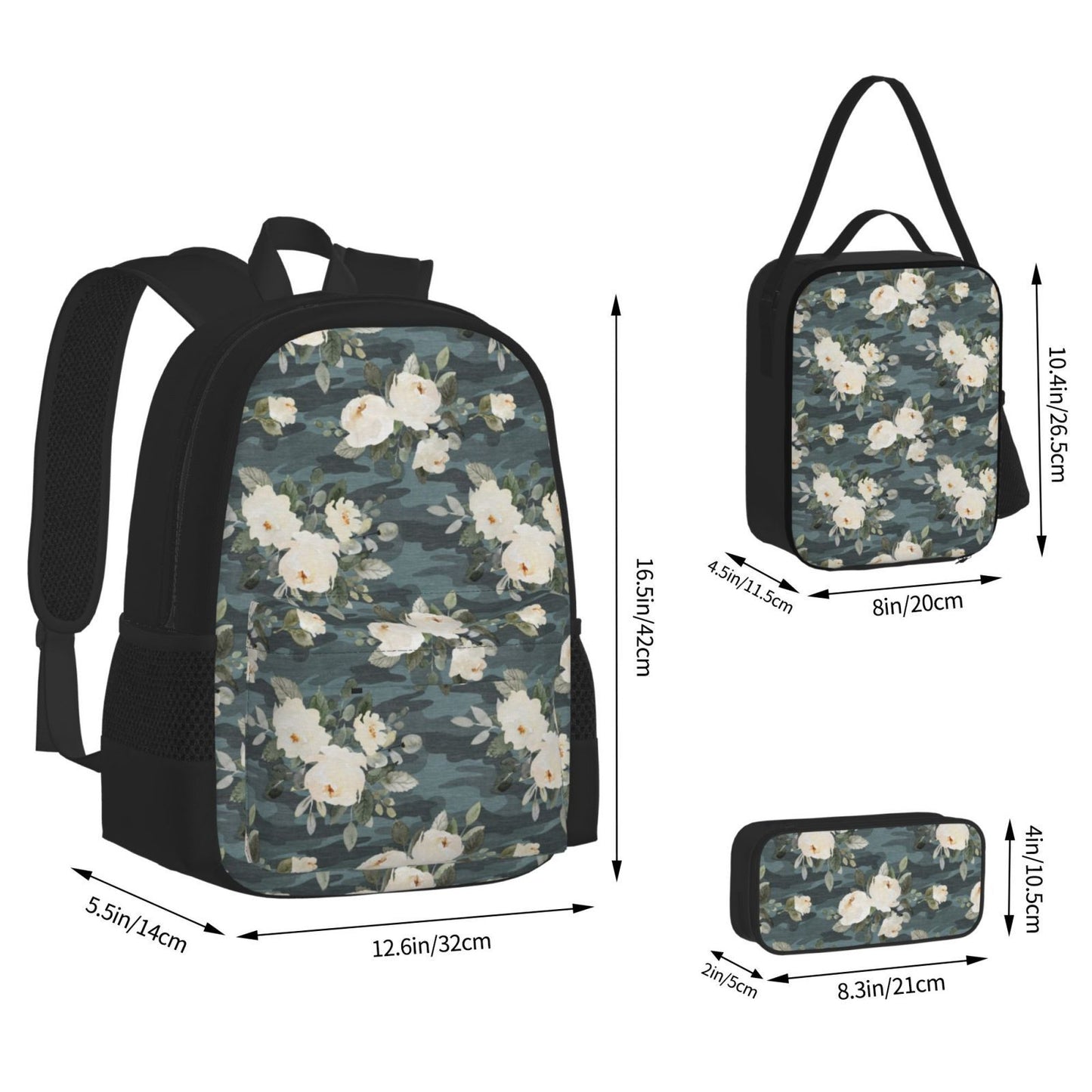 Floral Camo Backpack Set - Preorder - Closing 7/18 - ETA mid Aug.