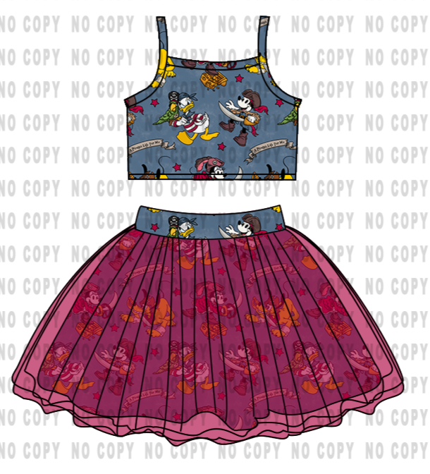 Pirate Mickey Tutu Outfit