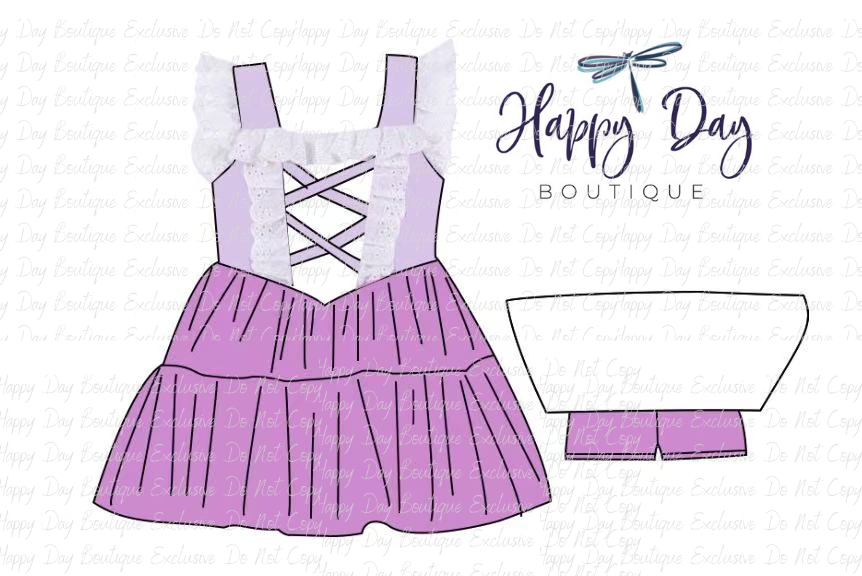 Tower Princess Yoga Dress Preorder