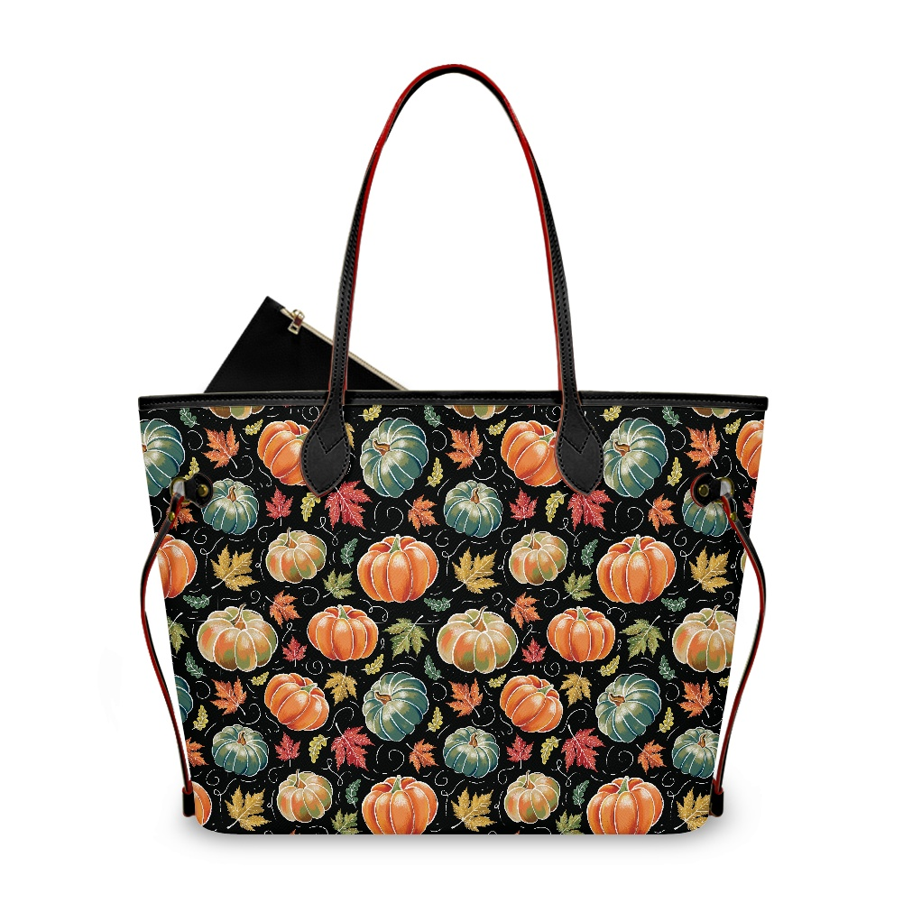 Fall Pumpkins Neverfull Purse - Preorder