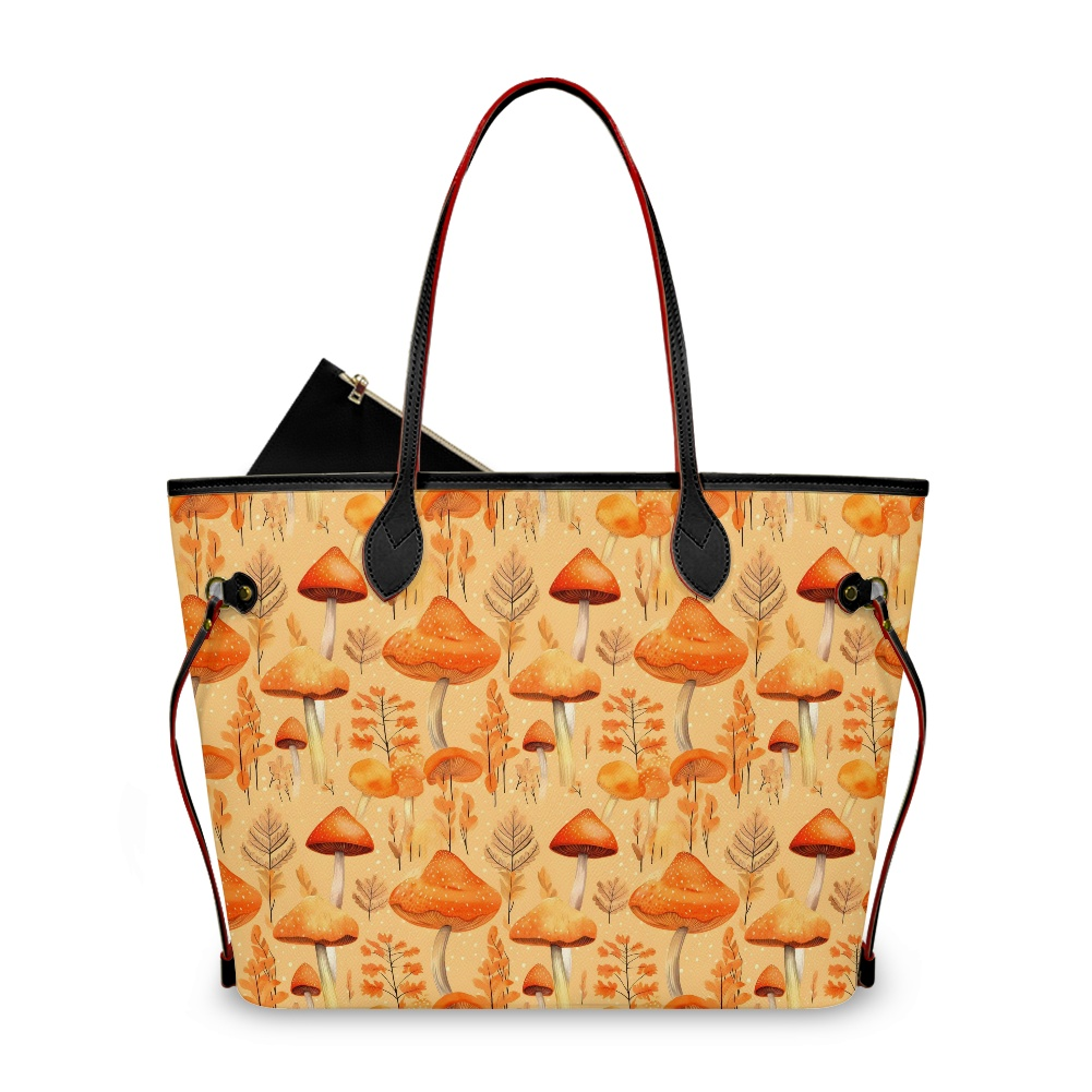 Fall Mushrooms Neverfull Purse - Preorder - Closing 9/5 - ETA of early Oct.