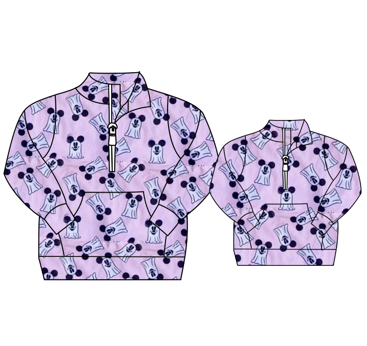 Adult's Magical Halloween 1/4 Zip Jackets- Preorder - ETA is Sept