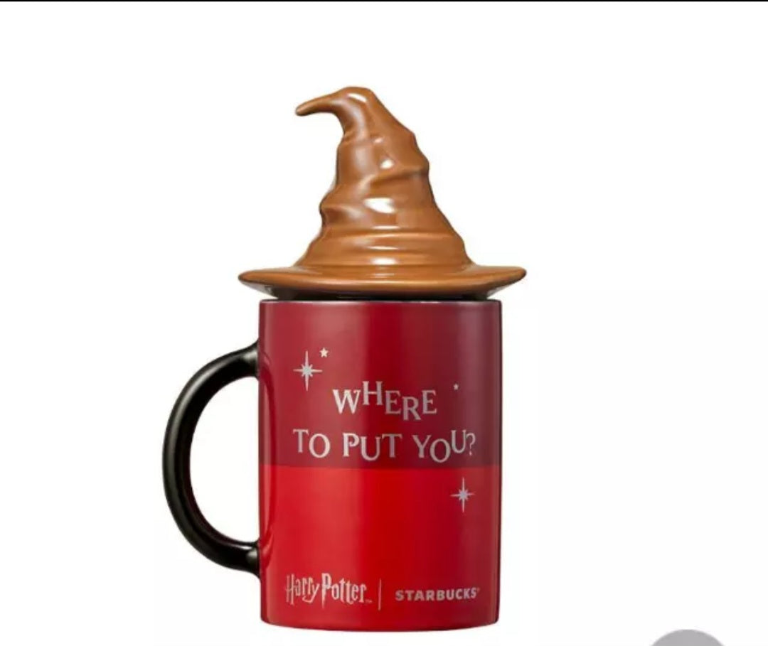 Starbucks korea 2025 New Year (c) Harry Potter Color Changing Mug and Sorting Hat