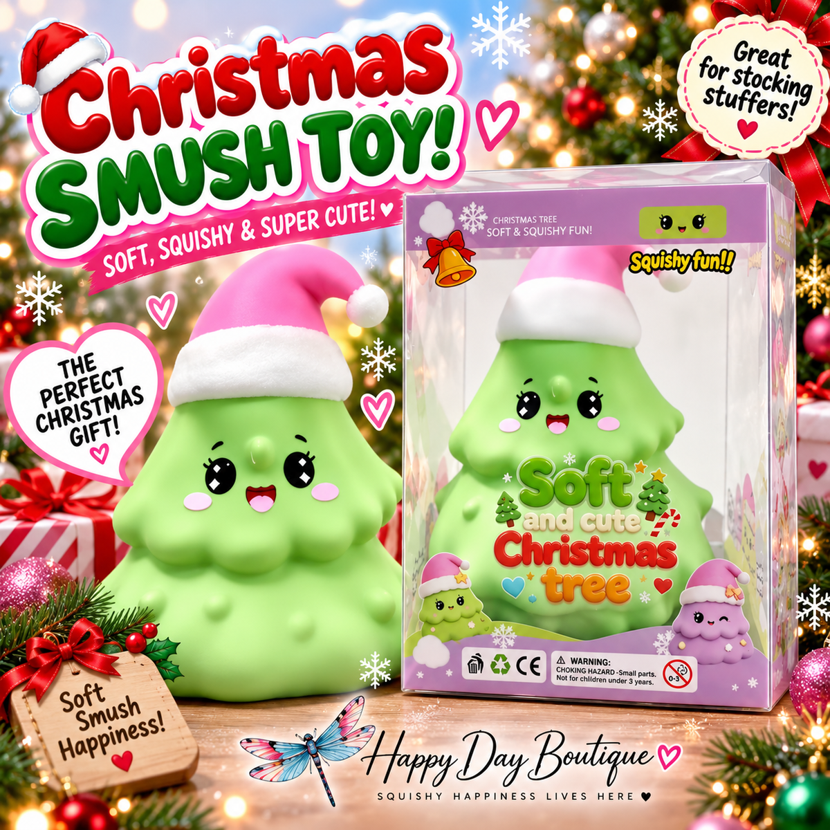 Holiday Smush Christmas Tree- Preorder - 4 to 6 Week ETA