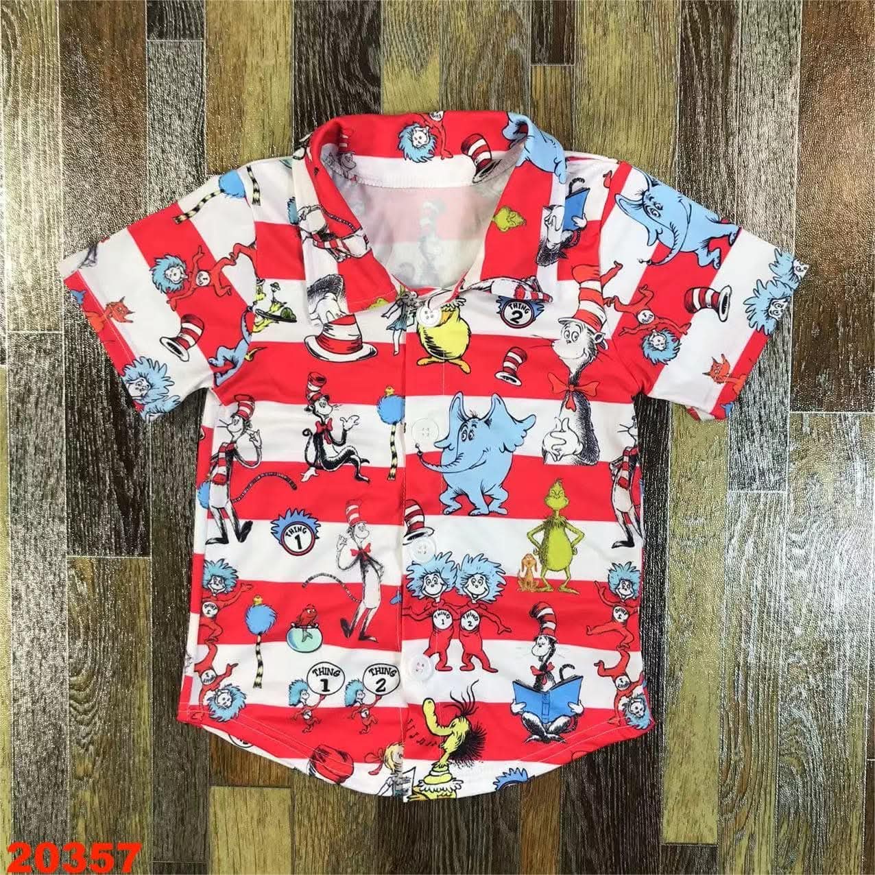 Read Across American Boy's Shirt