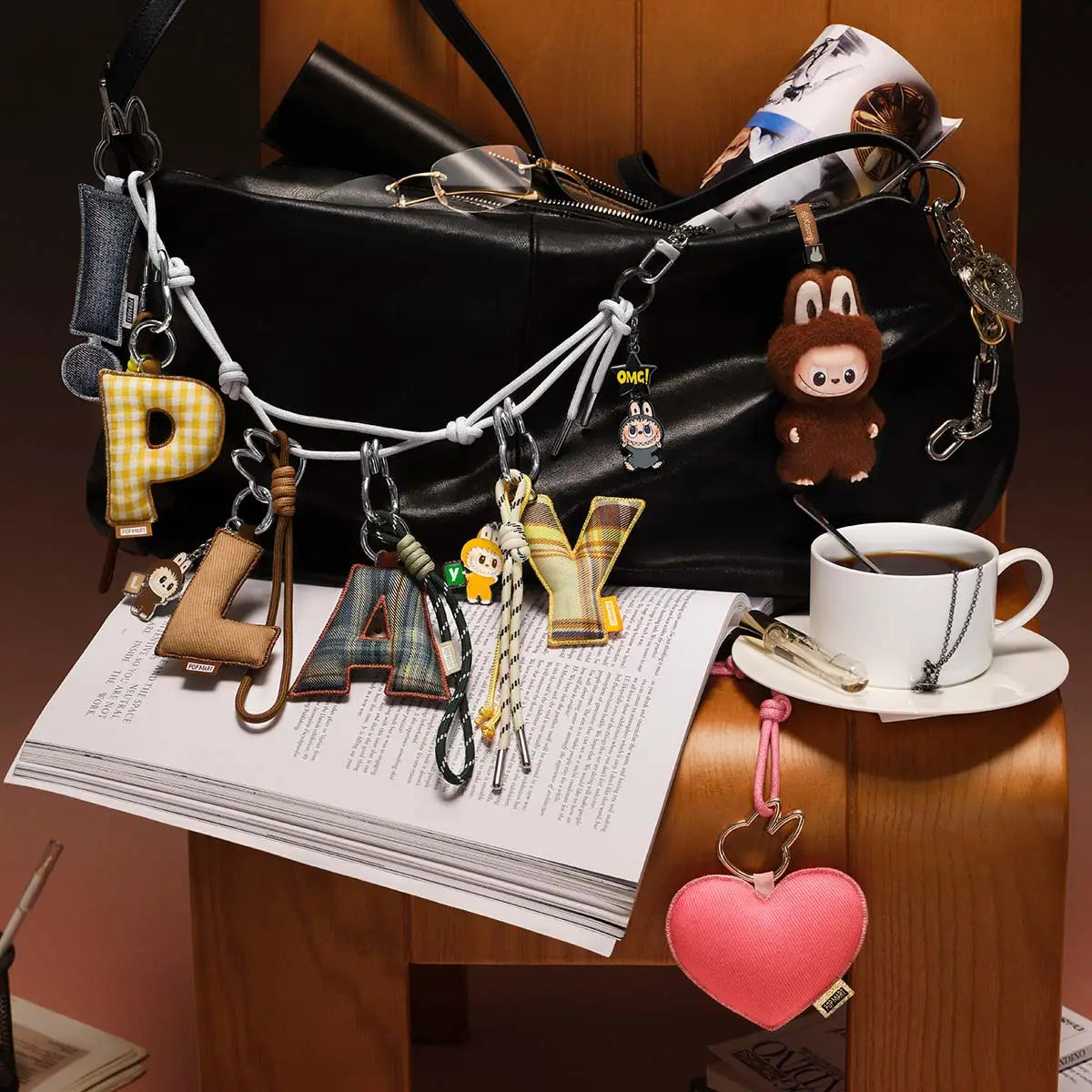 Popmart Labubu THE MONSTERS Pin for Love Series- Letter Pendant Blind Box- PREORDER - ETA 2 to 3 Weeks