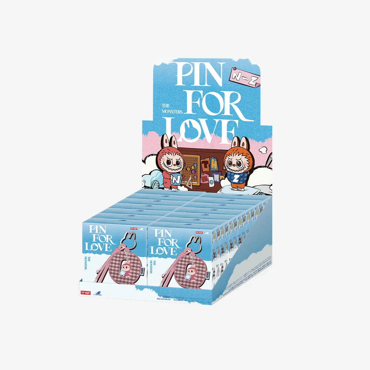 Popmart Labubu THE MONSTERS Pin for Love Series- Letter Pendant Blind Box- PREORDER - ETA 2 to 3 Weeks