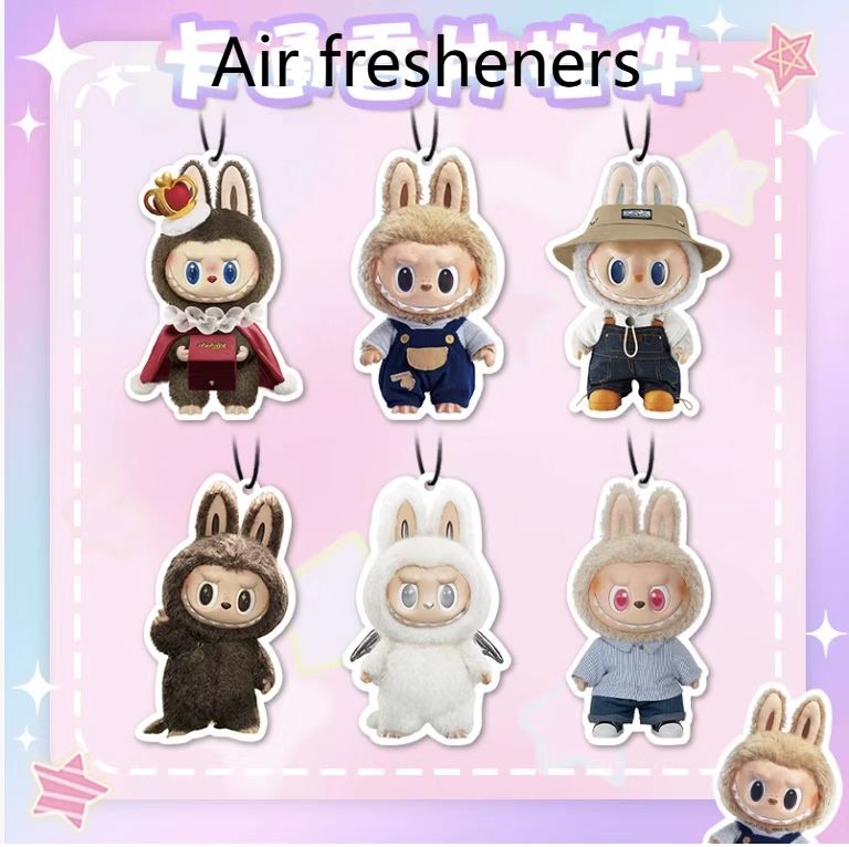 Labubu air freshies for cars!
Bundle of 6