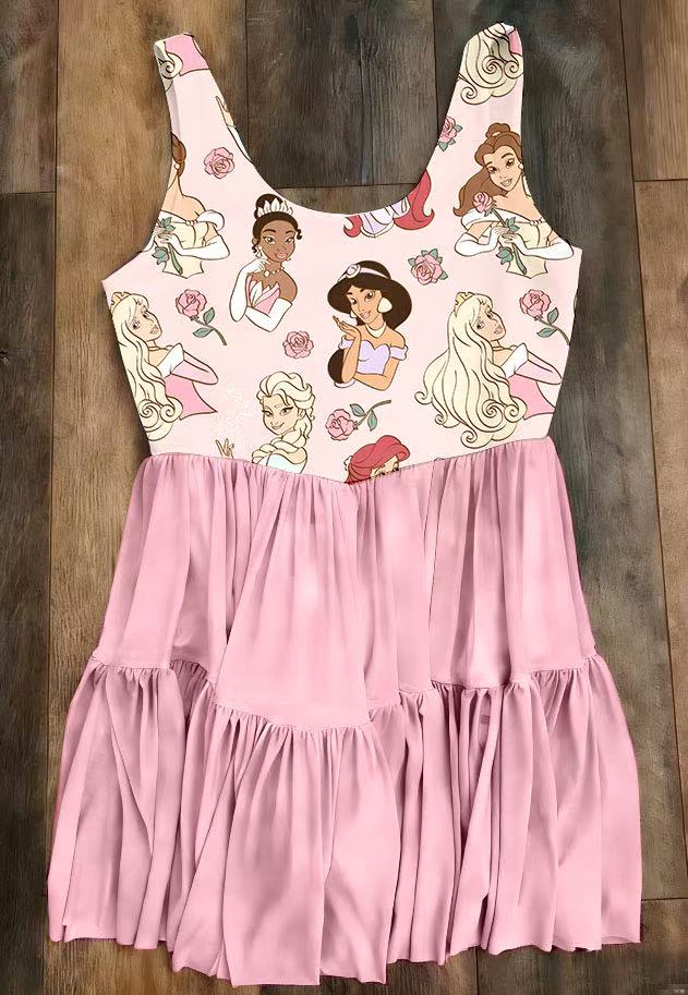 Kid's Princess Mesh Dress w/ Shorts Underneath- Preorder - ETA early April