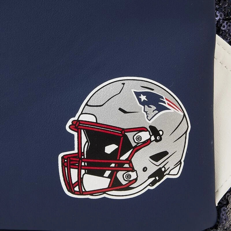 LOUNGEFLY NEW ENGLAND PATRIOTS SEQUINS MINI-BACKPACK