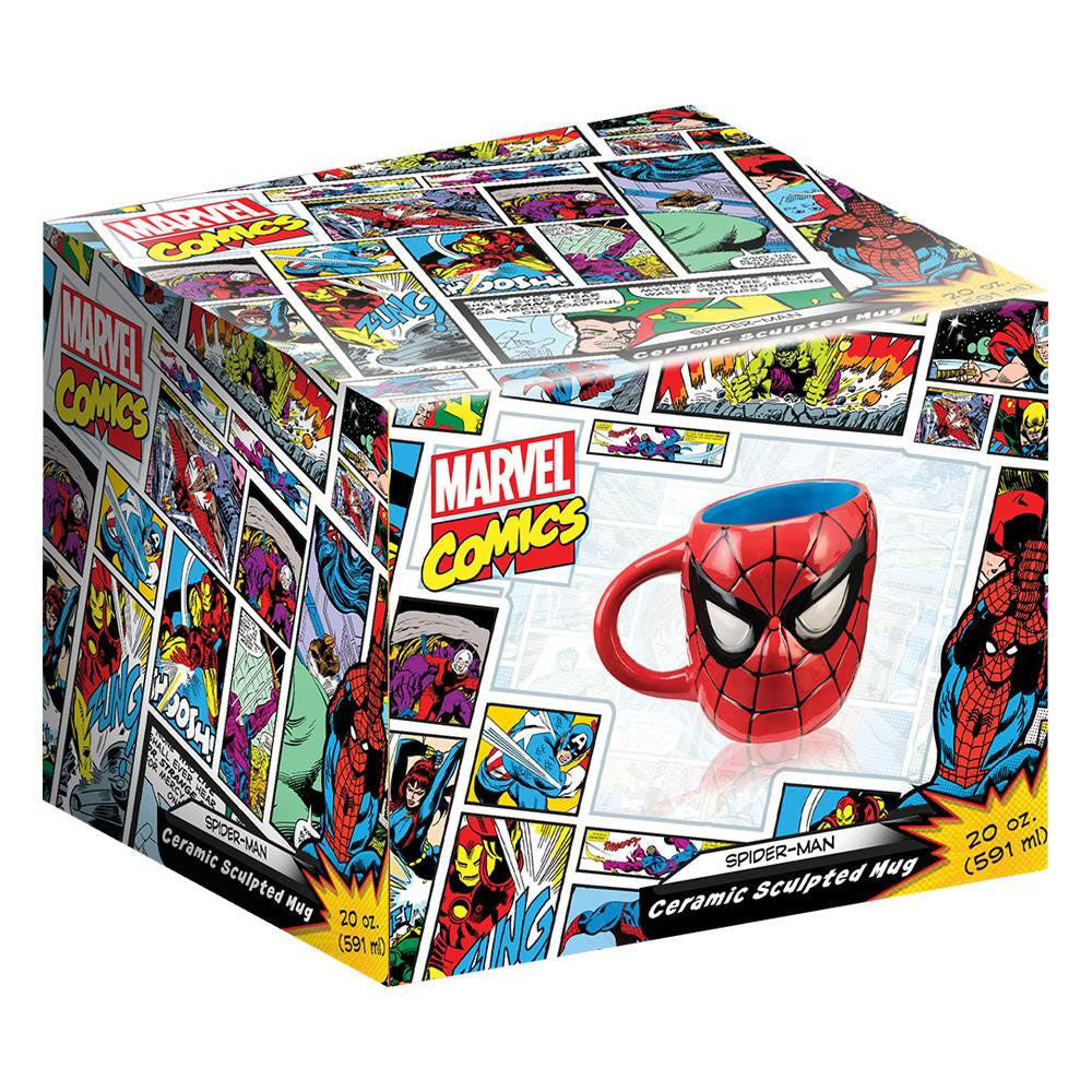 MARVEL SPIDER-MAN 20 OZ. SCULPTED CERAMIC MUG