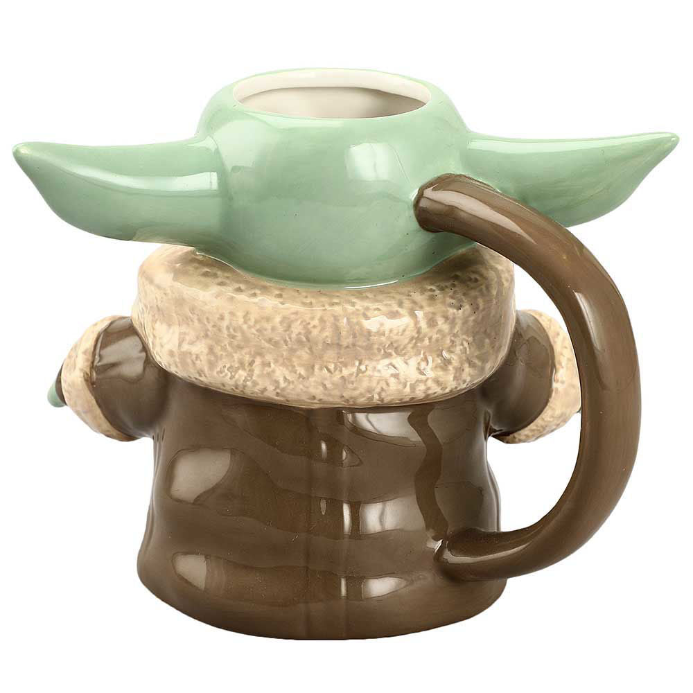 STAR WARS: The Mandalorian Grogu Sculpted Ceramic Mug | Holds 20 Ounces