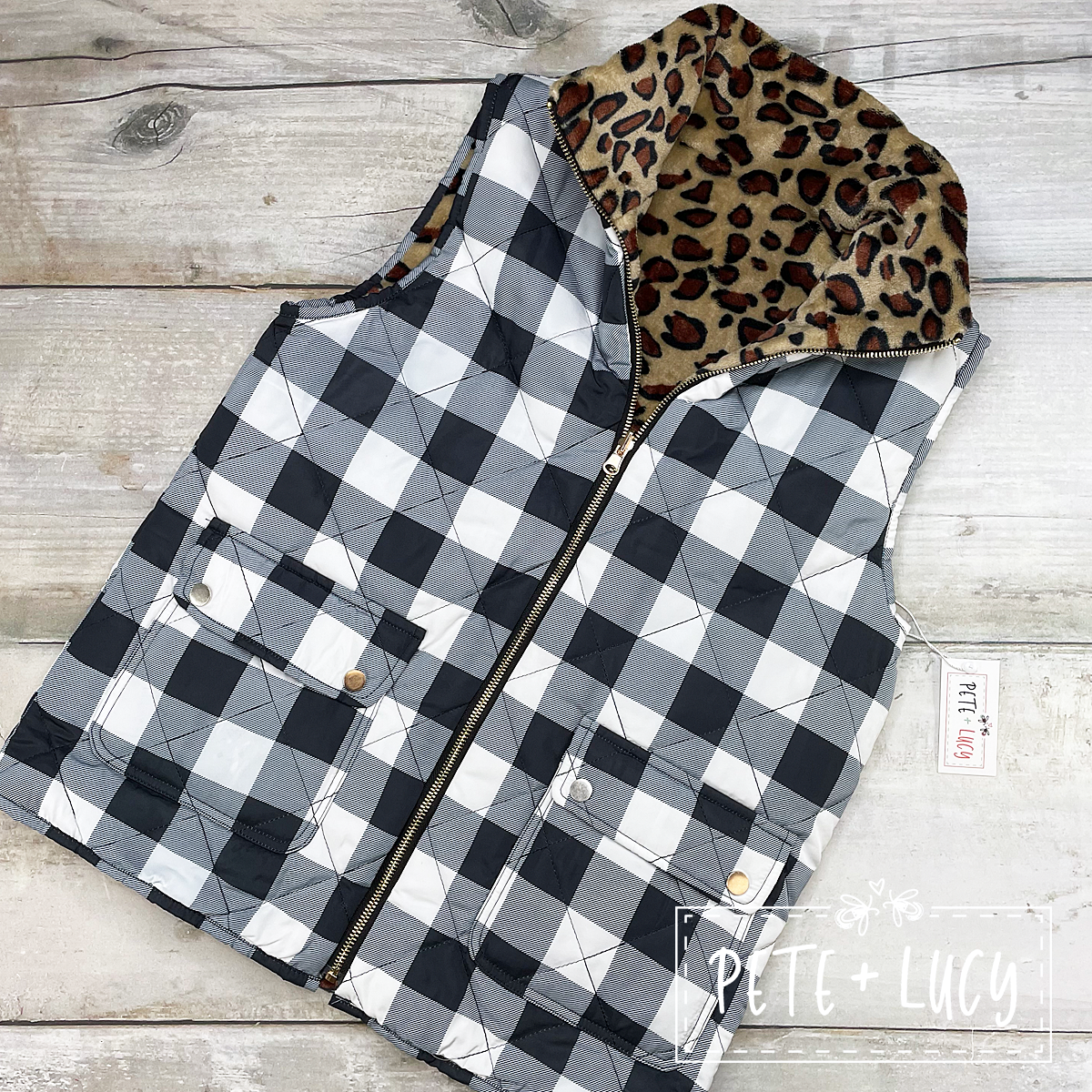 Wild About Plaid Adult Vest