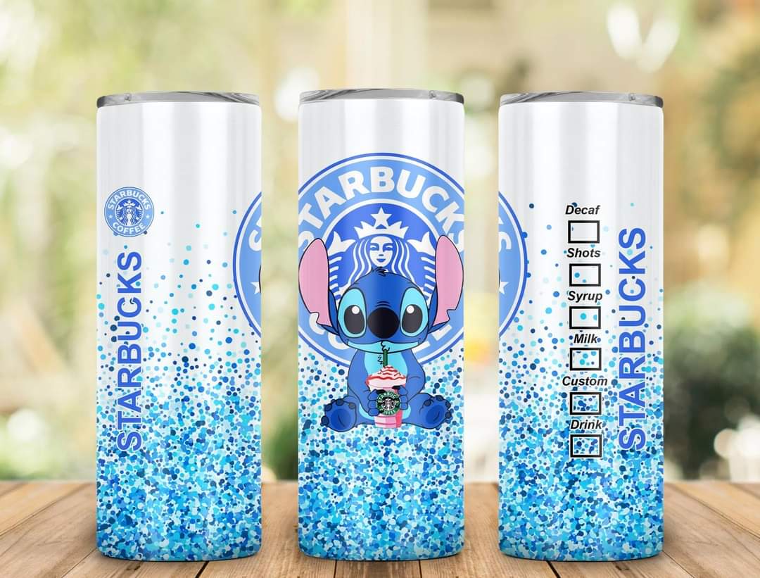 Starbucks Stitch Blue high quality Tumbler