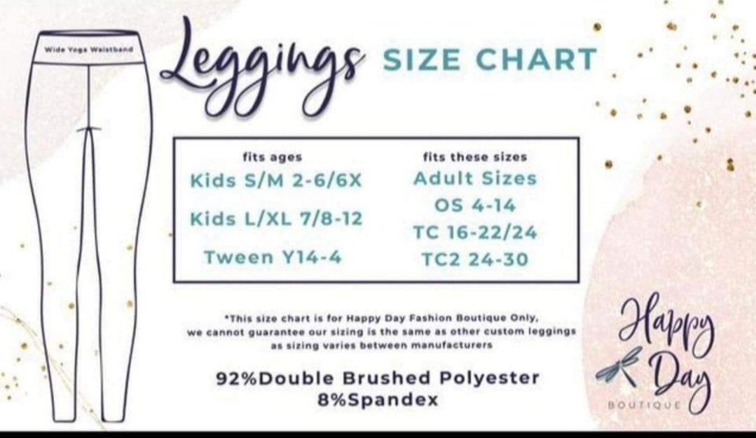 50th Leggings Capri Length