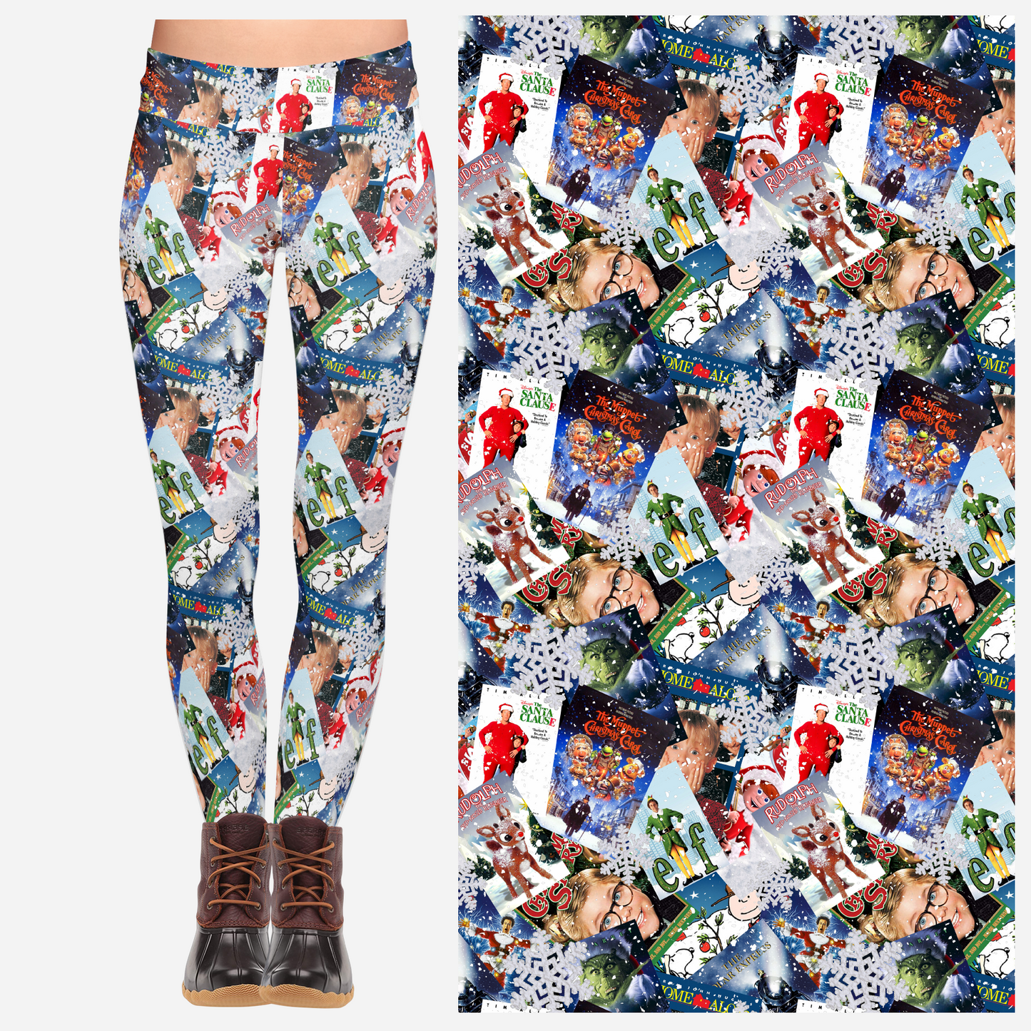 Christmas Movies Leggings - Ready to Ship!