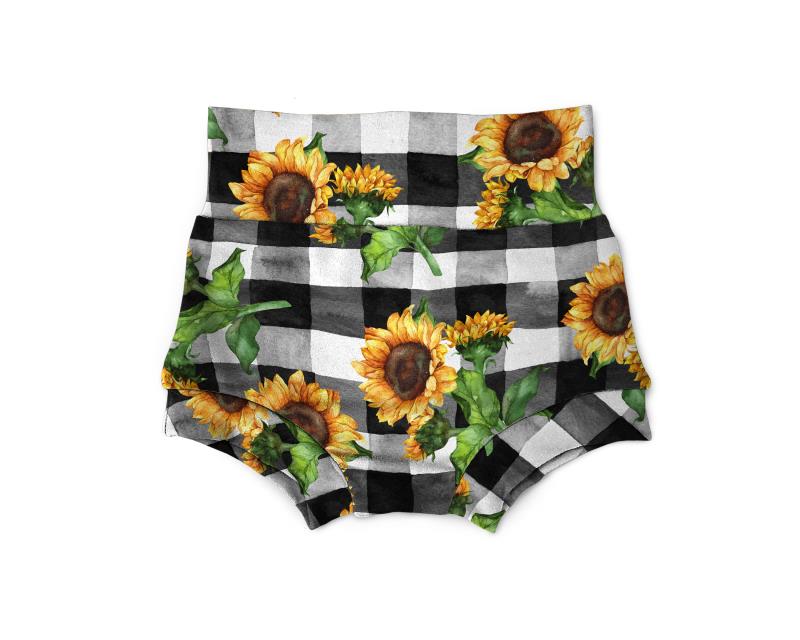 Plaid Sunflower Bummies
