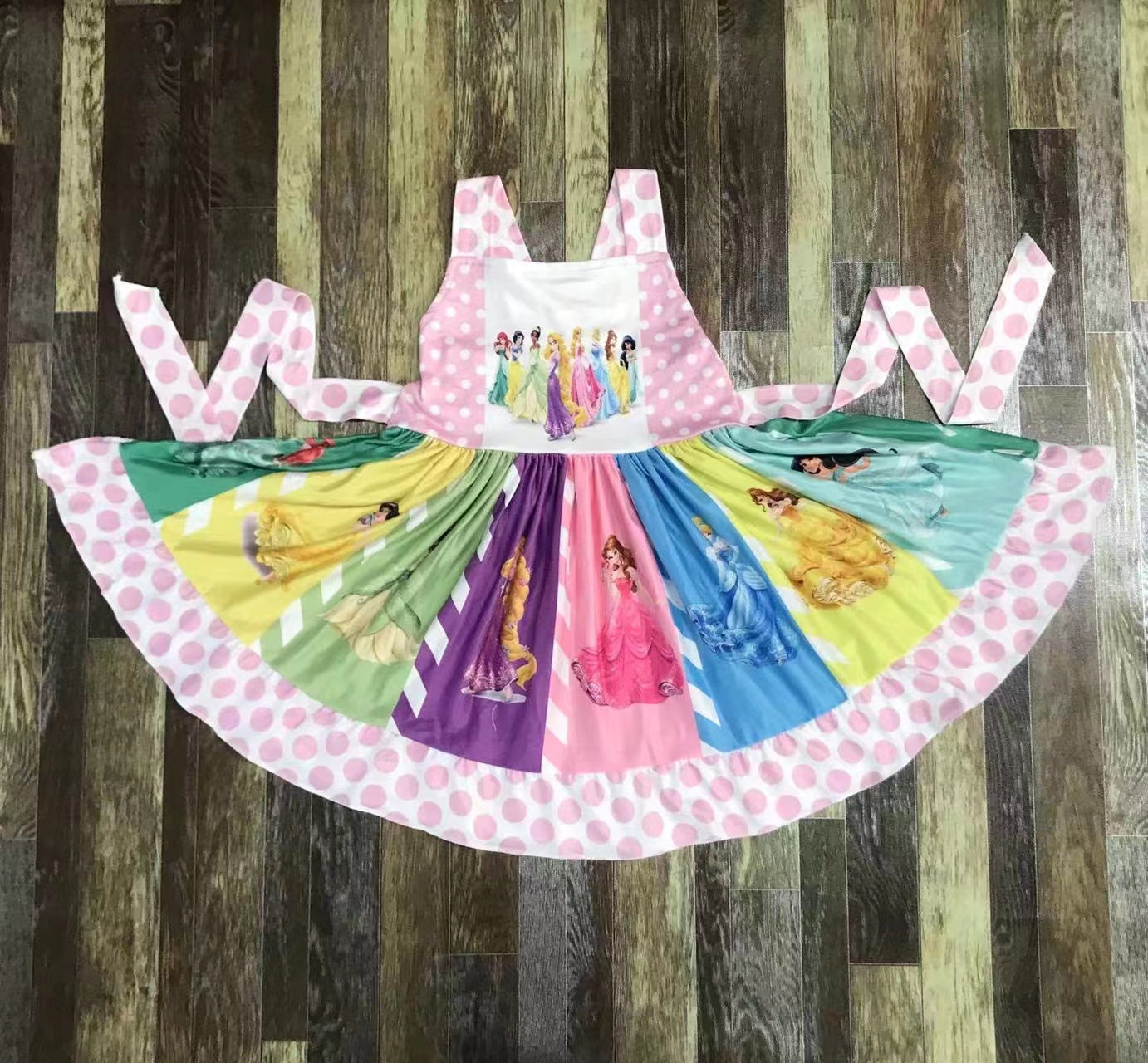 Pink Princess Twirl Girl's dress