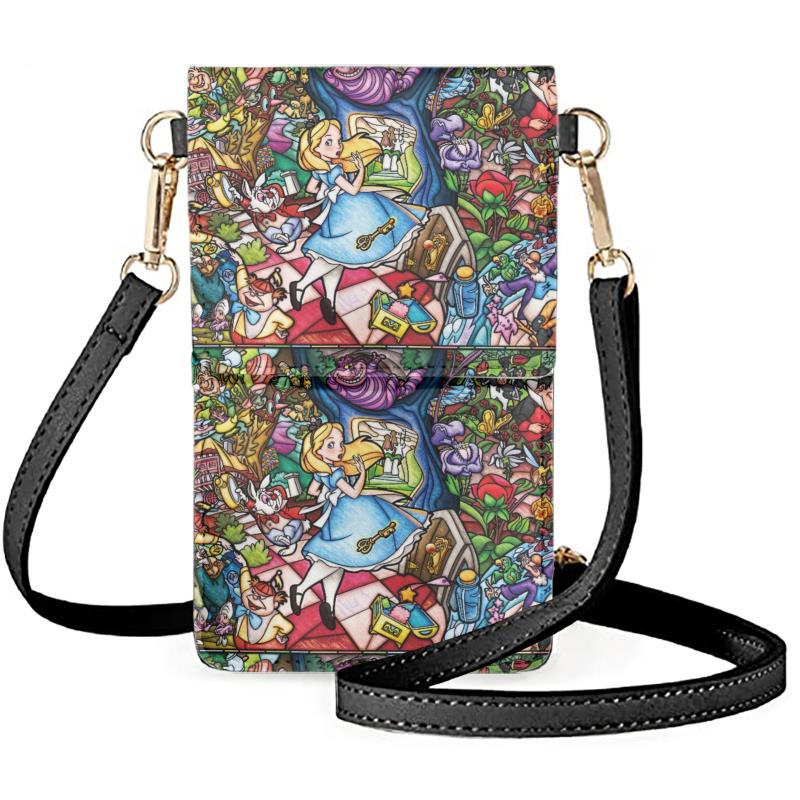 Stained Glass Alice Phone Crossbody Bag