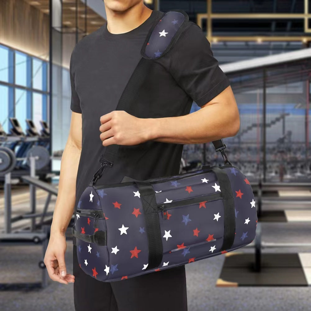 Navy Stars Duffle Bag