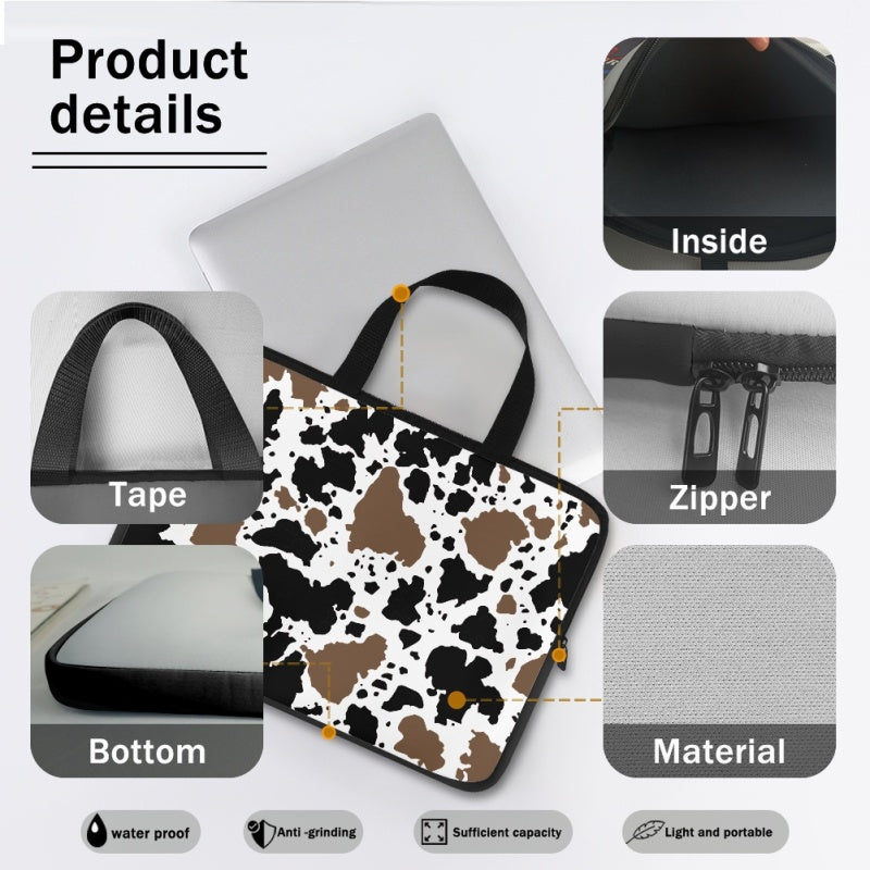 Cow Print Laptop Case - Preorder - ETA Early Aug. 2024