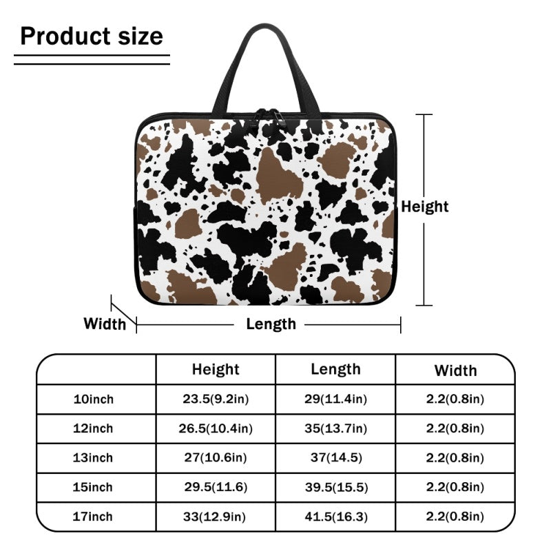 Cow Print Laptop Case - Preorder - ETA Early Aug. 2024