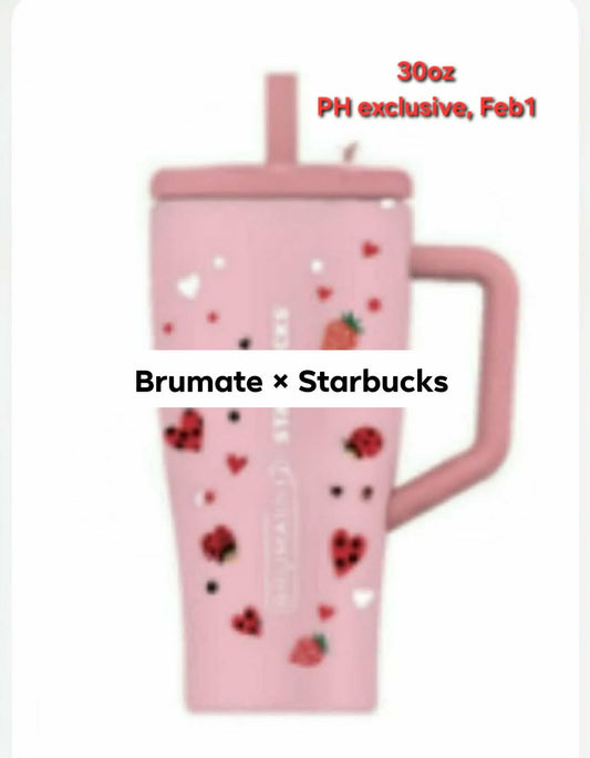 Brumate + Starbucks Valentine Love Bug - PH Exclusive - Preorder - ETA Mid Feb