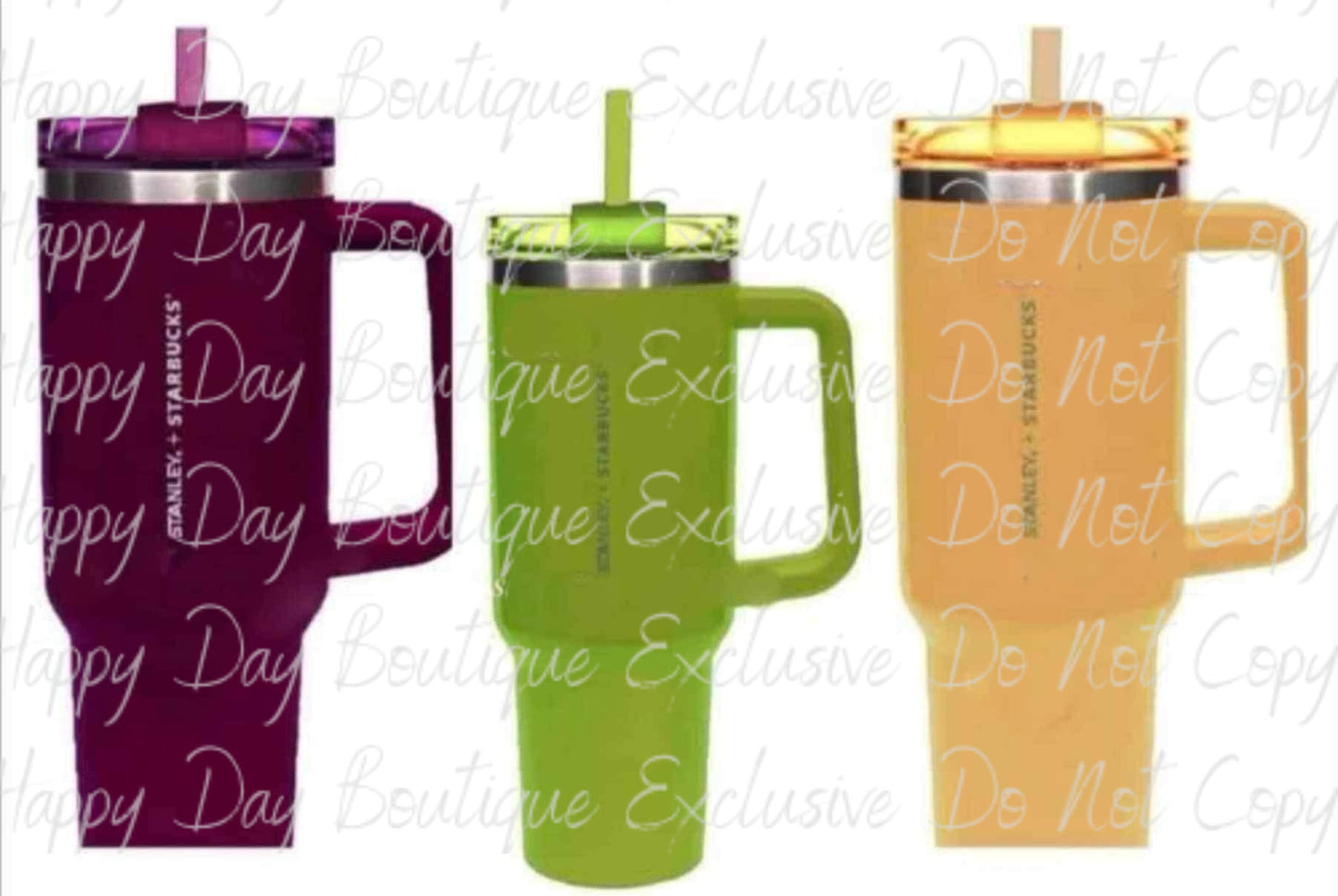 Stanley + Starbucks  Lime, Aubergine, Mustard  -Philippines Exclusives - PREORDER-  May 20th