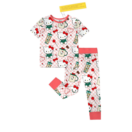 Hello Kitty & Coffee Bamboo PJ Set
