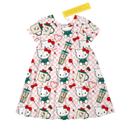 Hello Kitty Coffee Bamboo Dress