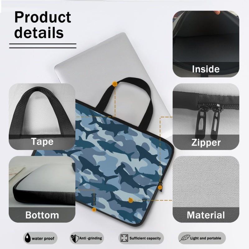 Shark Camo Laptop Case - Preorder - ETA Early Aug. 2024