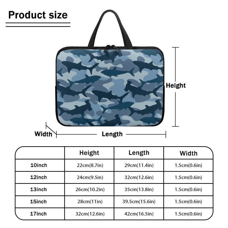 Shark Camo Laptop Case - Preorder - ETA Early Aug. 2024