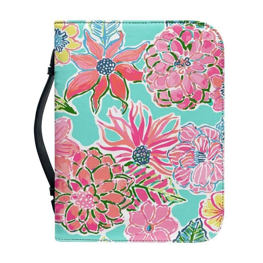 Teal Floral Journal / Bible Cover- Preorder - Closing 7/18 - ETA Mid August