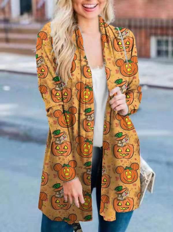 Mouse Pumpkin Cardigan - Ready to Ship!