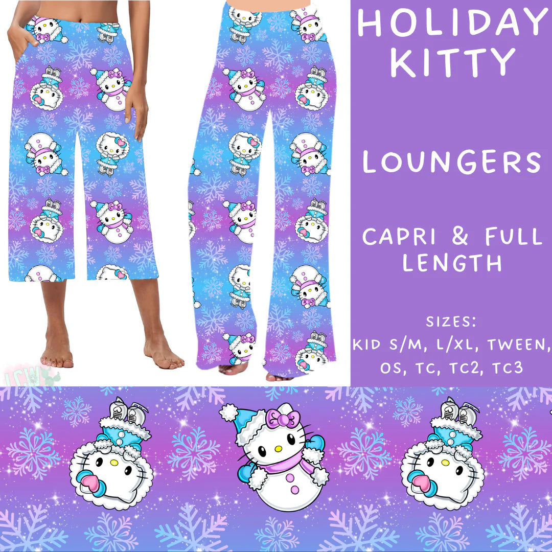 Holiday Kitty- Closes 10/31 - ETA early/mid Dec - Lounge pants