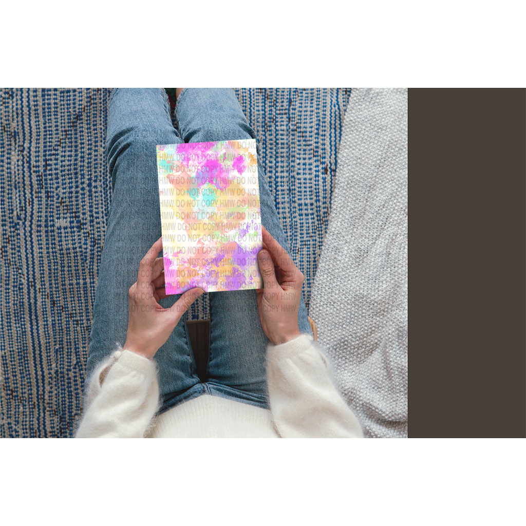 WHITE SPLATTER PAINT Journal