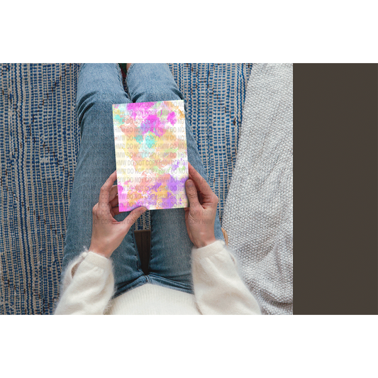 WHITE SPLATTER PAINT Journal